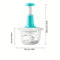 Multifunctional Hand Press Manual Vegetable Chopper 2 L