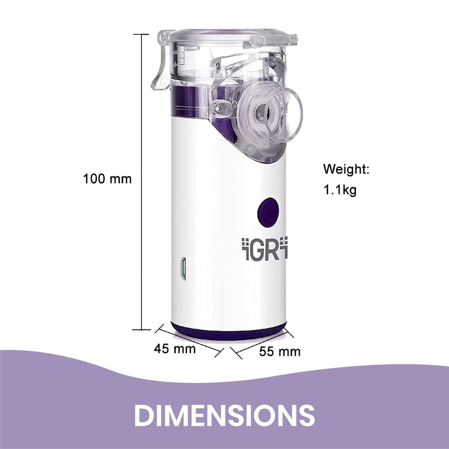 Rechargeable Portable Mesh Nebulizer