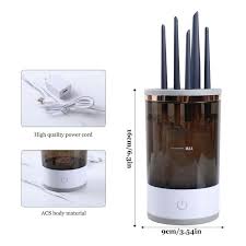 Electric Makeup Brush Cleaner Machine with Brush Mat