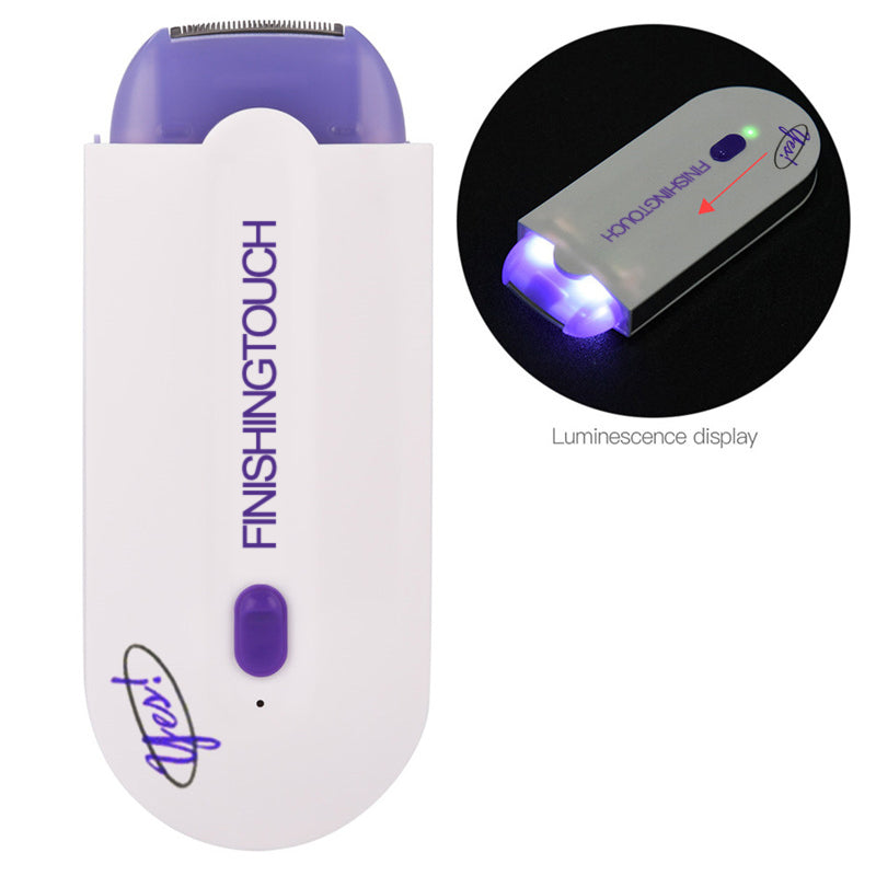 Women'S Epilator and shaver blue light sensor